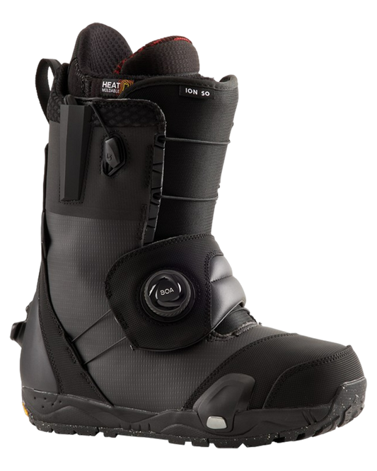 Burton Men's Ion Step On® (Wide) Snowboard Boots - Black Men's Snowboard Boots - Trojan Wake Ski Snow