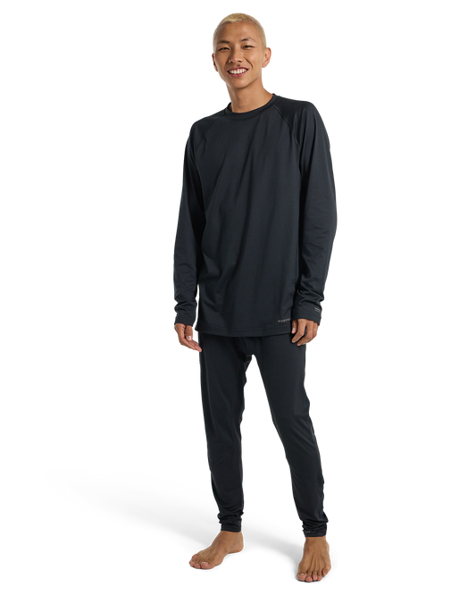 Burton Men's Midweight Base Layer Crewneck - True Black
