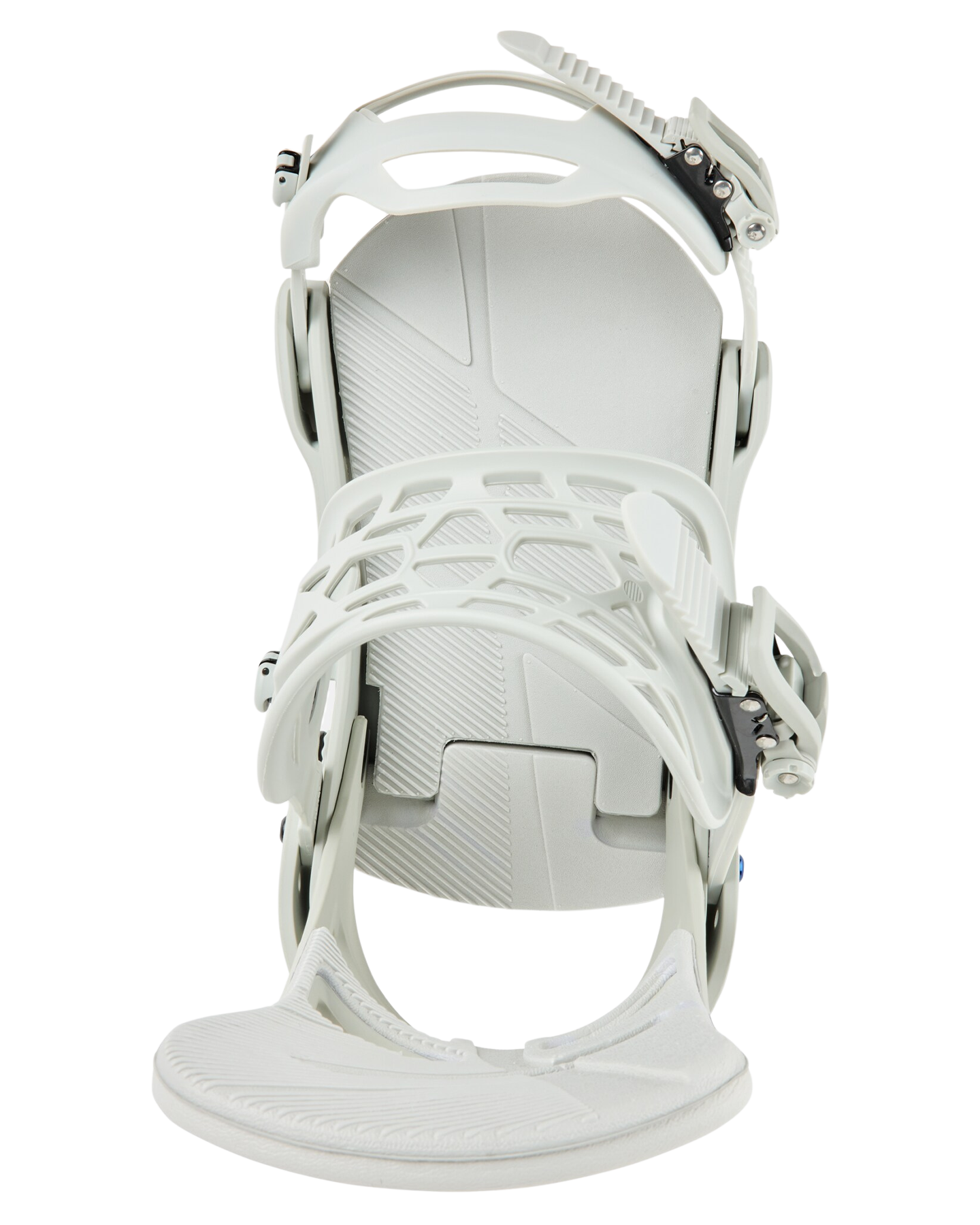 Burton Men's Mission Re:Flex Snowboard Bindings - Gray Cloud Men's Snowboard Bindings - Trojan Wake Ski Snow