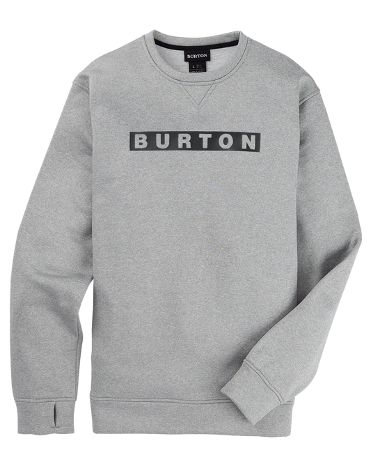 Burton Men's Oak Pullover Crewneck - Gray Heather