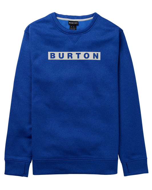 Burton Men's Oak Pullover Crewneck - Jake Blue Heather