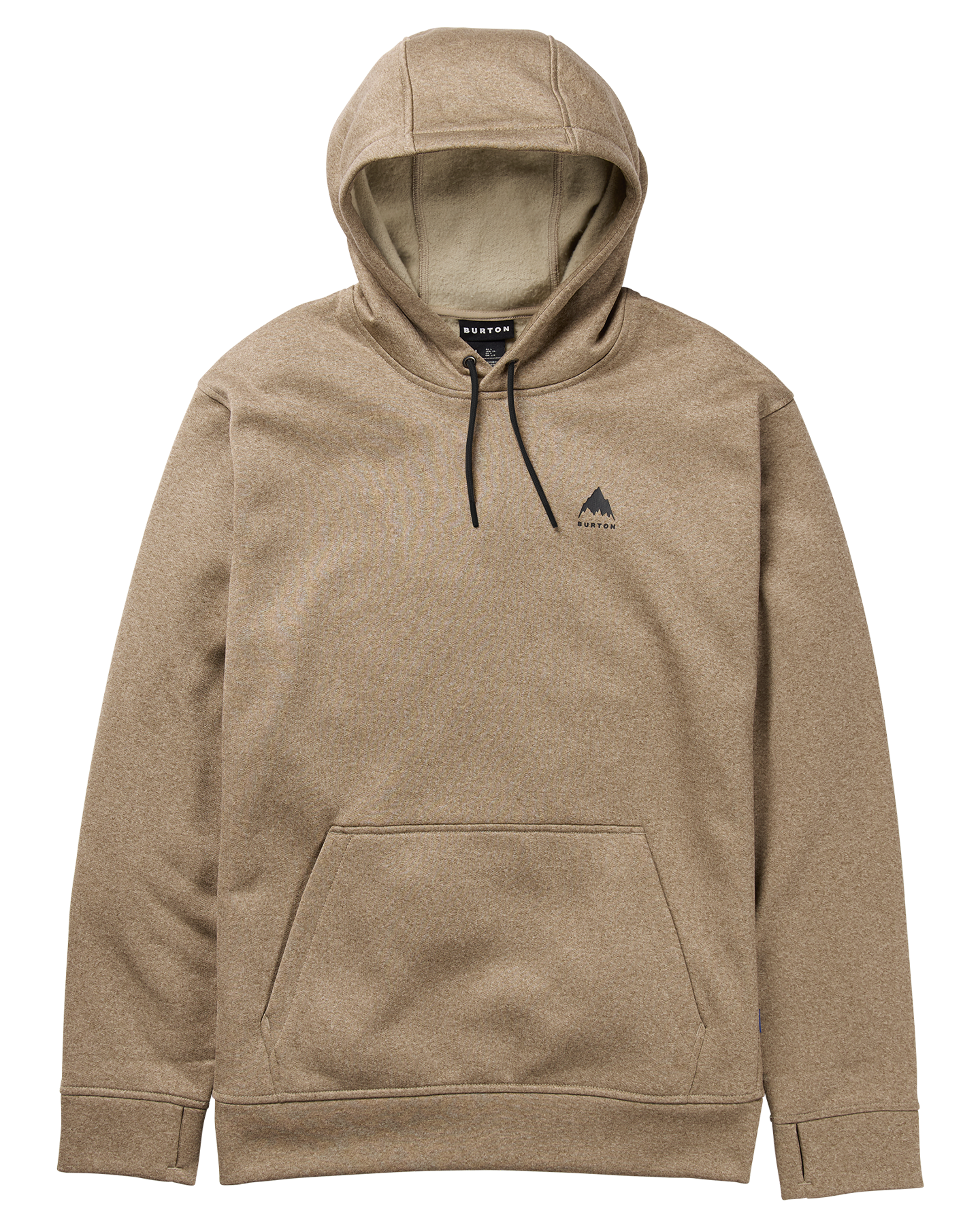 Burton Men's Oak Pullover Hoodie - Summit Taupe Heather Men's Hoodies - Trojan Wake Ski Snow