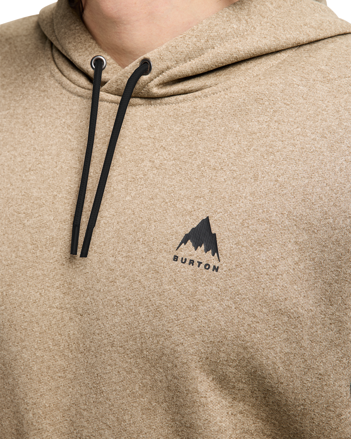 Burton Men's Oak Pullover Hoodie - Summit Taupe Heather Men's Hoodies - Trojan Wake Ski Snow
