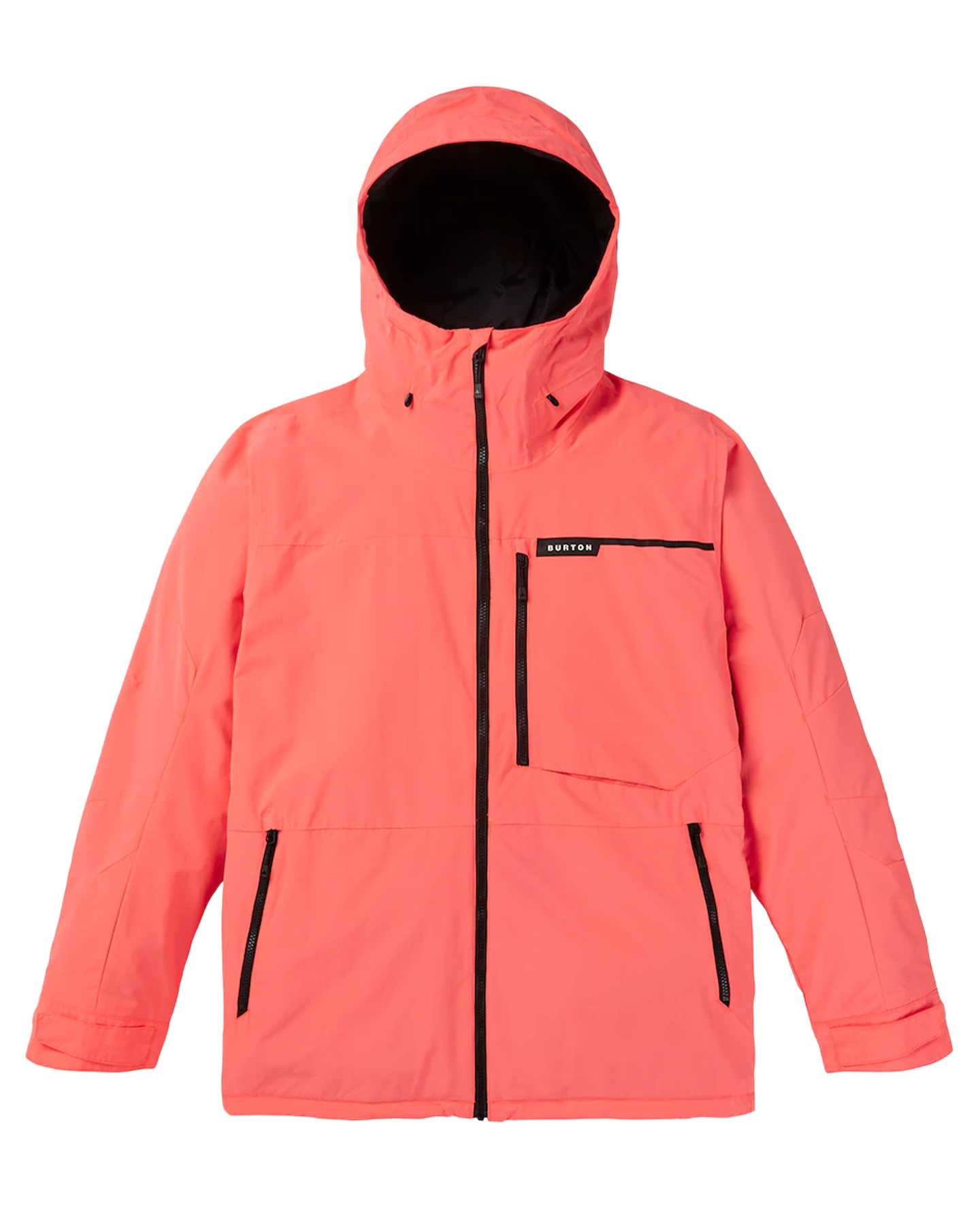 Burton Peasy 2L Snow Jacket - Tetra Orange - 2023 Snow Jackets - Mens - SnowSkiersWarehouse