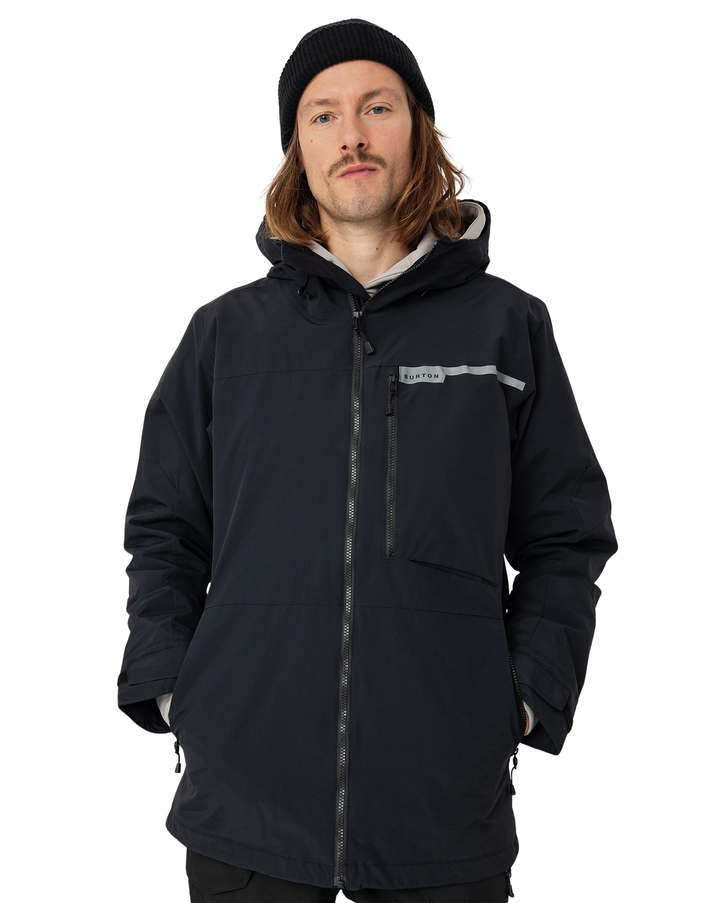 Burton Men's Peasy 2L Snow Jacket - True Black Men's Snow Jackets - Trojan Wake Ski Snow