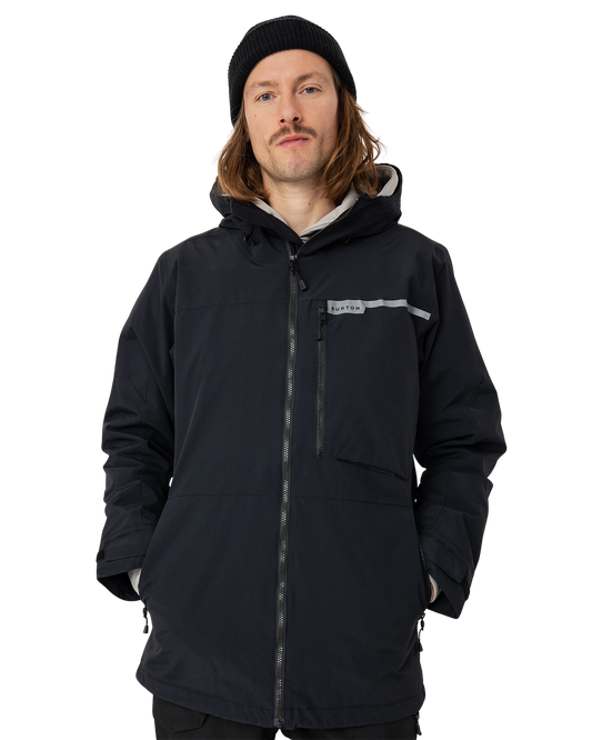 Burton Men's Peasy 2L Snow Jacket - True Black Men's Snow Jackets - Trojan Wake Ski Snow