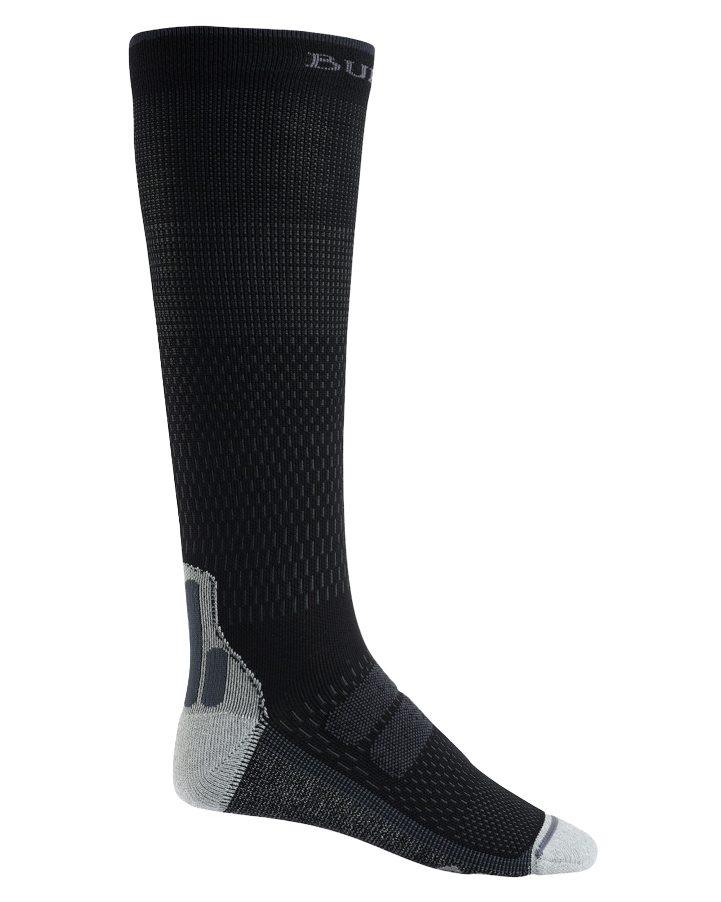 Burton Men's Performance + Ultralight Compression Socks - True Black Socks - SnowSkiersWarehouse