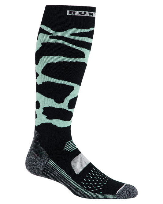 Burton Men's Performance Midweight Sock - Soft Sage Camo Men's Socks - Trojan Wake Ski Snow