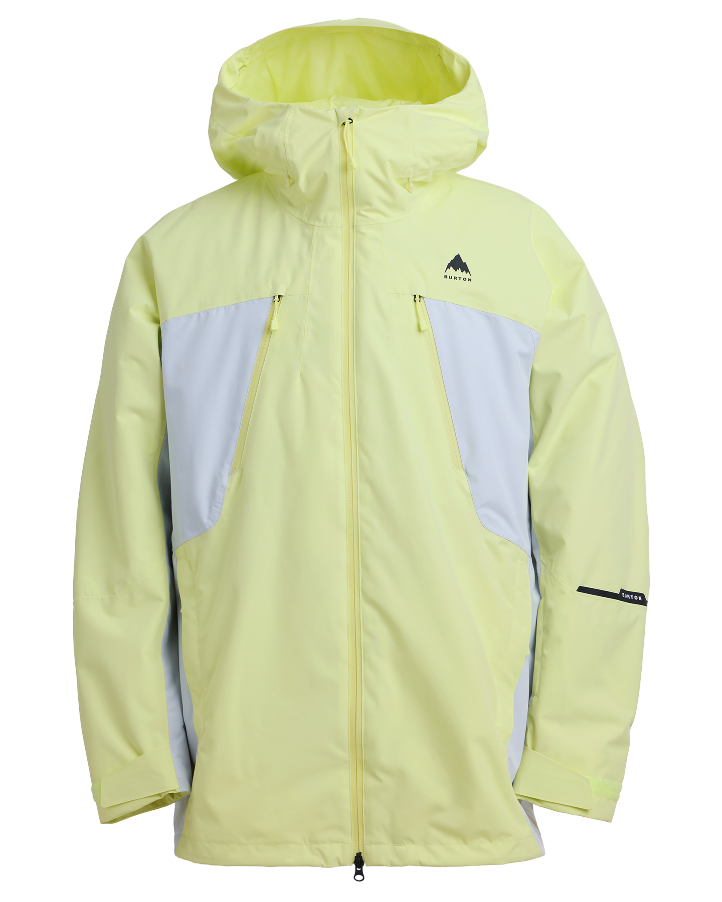 Burton Men's Reserve 2L 3-In-1 Snow Jacket - Glow Yellow Green/Gray Cloud