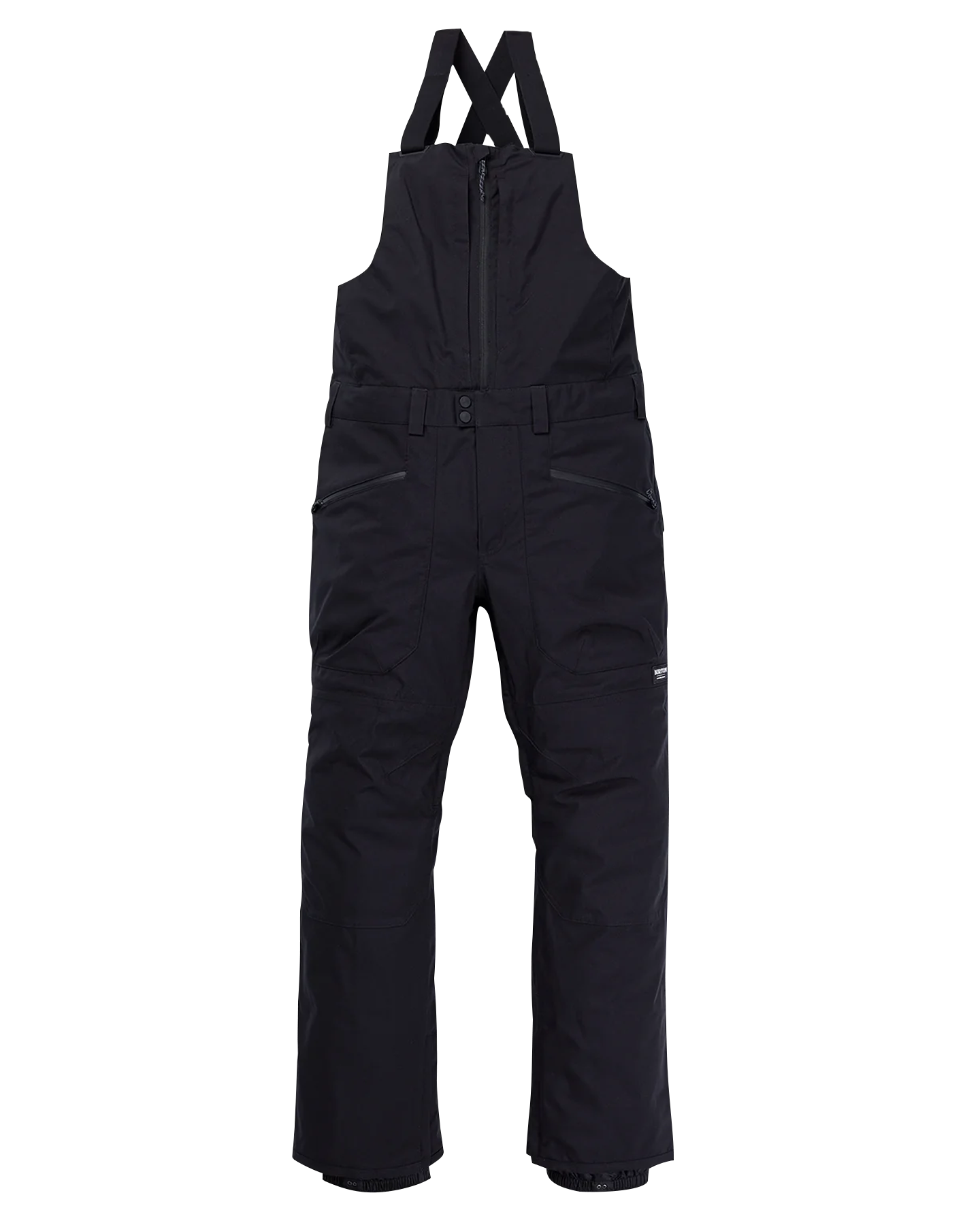 Burton Men's Reserve 2L Bib Pants - True Black Snow Bibs - Trojan Wake Ski Snow