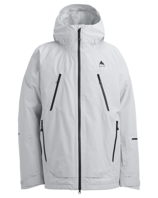 Burton Men's Reserve 2L Relaxed Snow Anorak - Gray Cloud