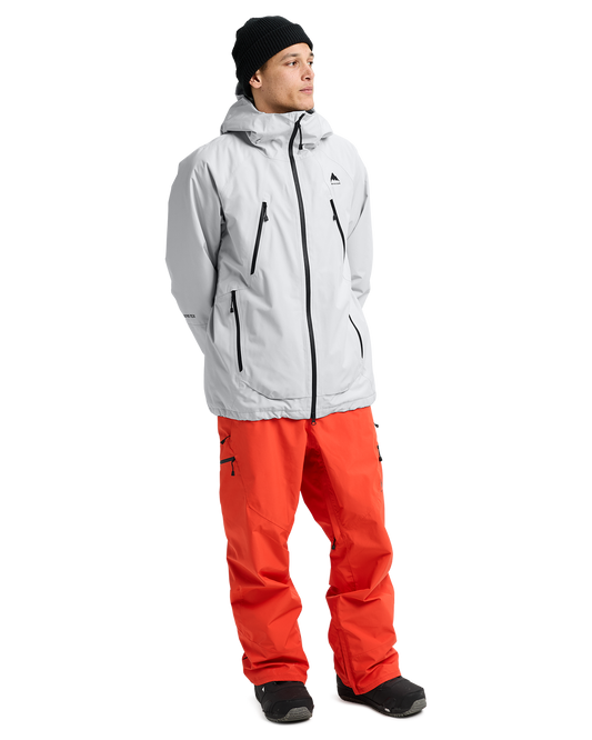 Burton Men's Reserve 2L Relaxed Snow Anorak - Gray Cloud