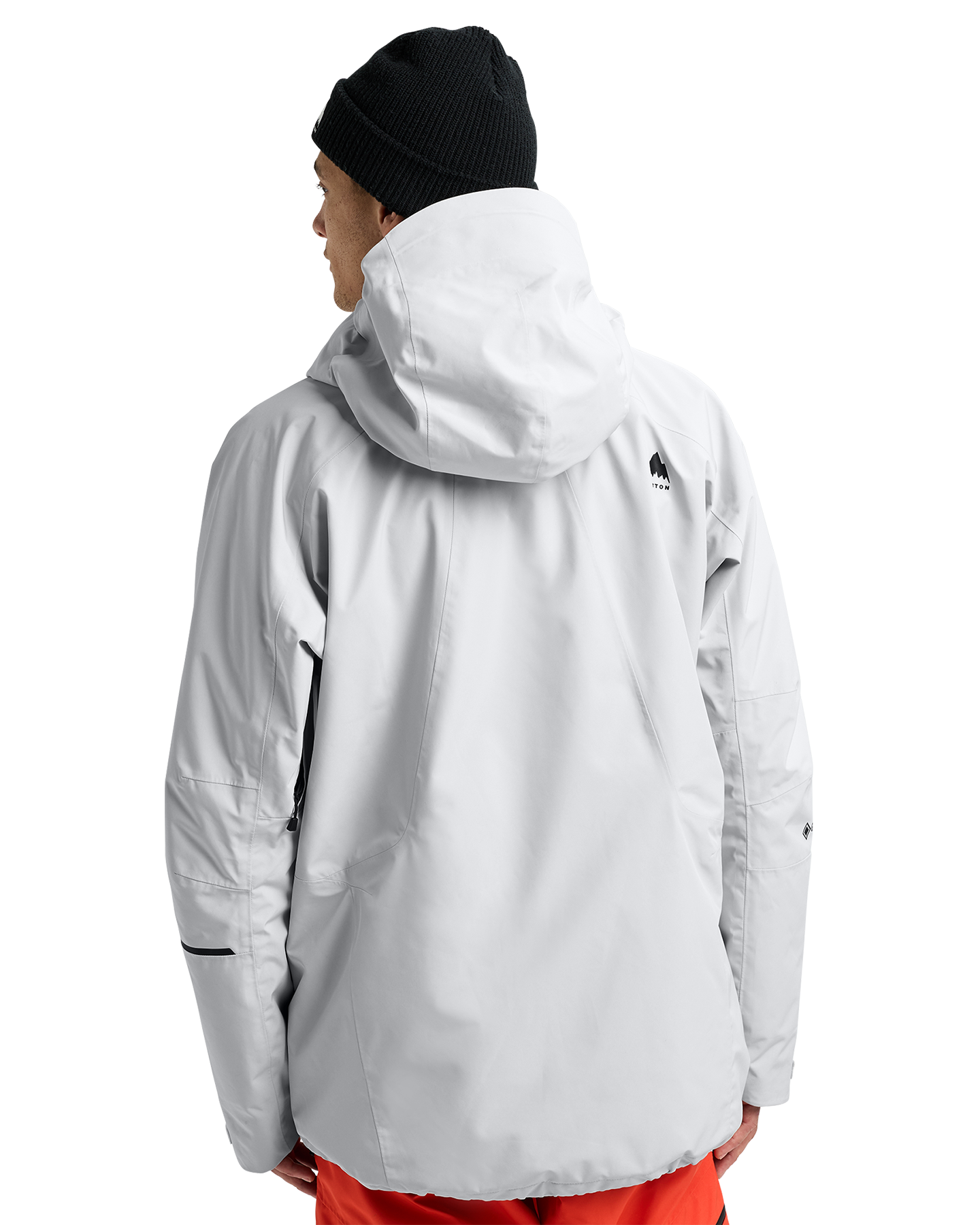 Burton Men's Reserve 2L Relaxed Snow Anorak - Gray Cloud Men's Snow Jackets - Trojan Wake Ski Snow