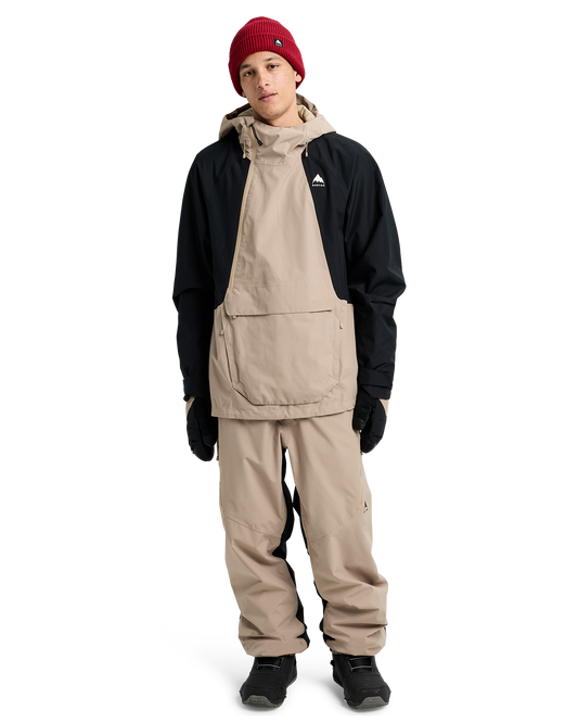 Burton Men's Reserve 2L Relaxed Snow Anorak - Summit Taupe/True Black