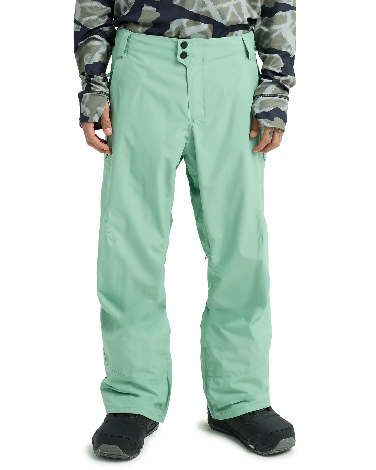 Burton Men's Reserve 2L Snow Pants - Soft Sage Men's Snow Pants - Trojan Wake Ski Snow