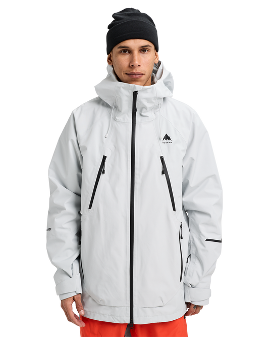 Burton Men's Reserve GORE-TEX® 2L Insulated Snow Jacket - Gray Cloud Men's Snow Jackets - Trojan Wake Ski Snow