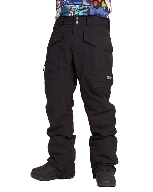 Burton Men's Southside 2L Snow Pants - Slim Fit - True Black Snow Pants - Trojan Wake Ski Snow