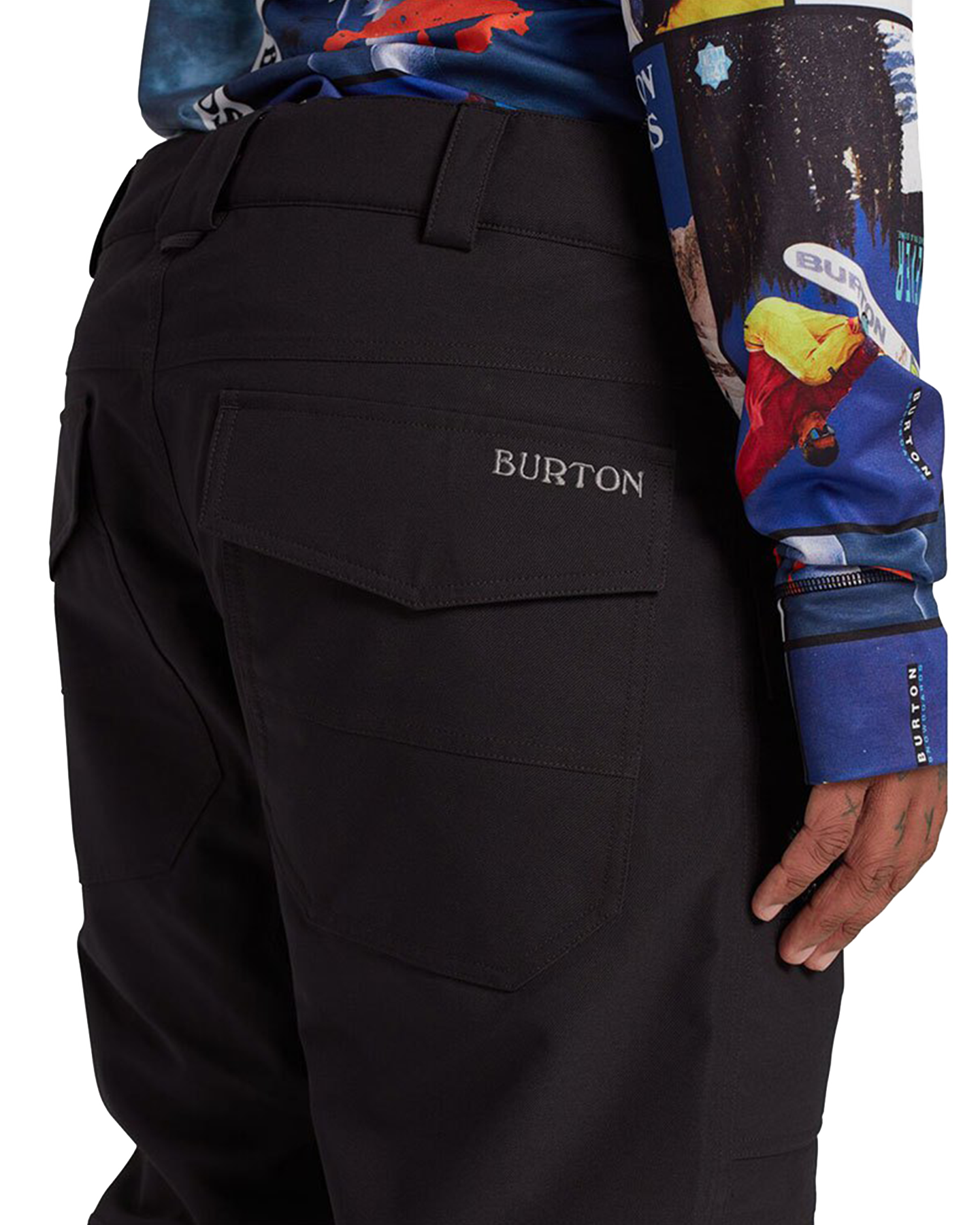 Burton Men's Southside 2L Snow Pants - Slim Fit - True Black Snow Pants - Trojan Wake Ski Snow