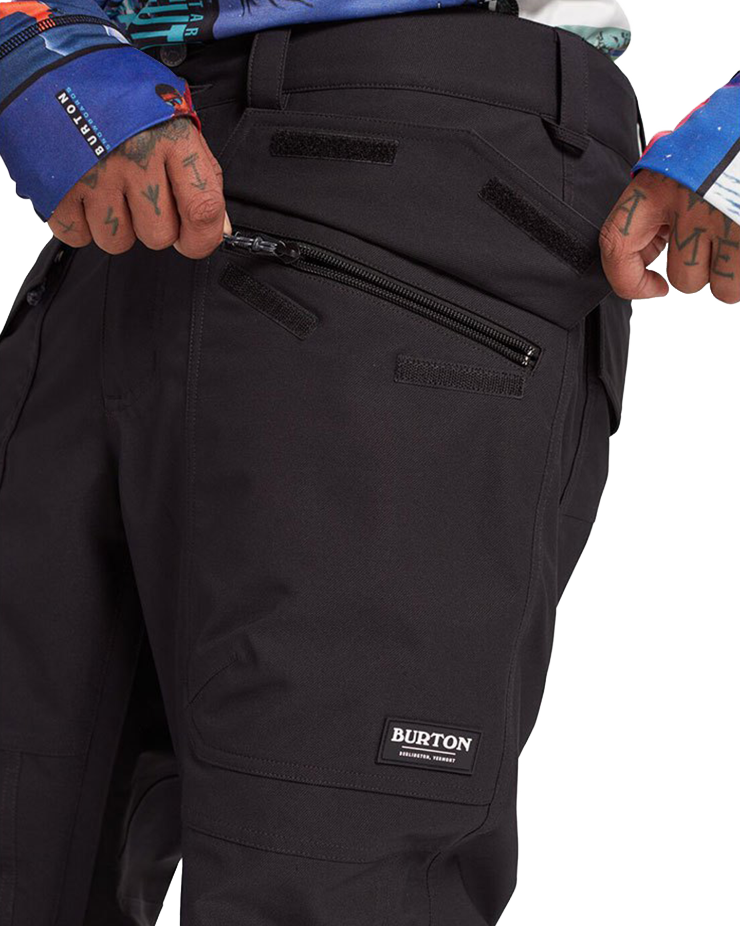 Burton Men's Southside 2L Snow Pants - Slim Fit - True Black Snow Pants - Trojan Wake Ski Snow