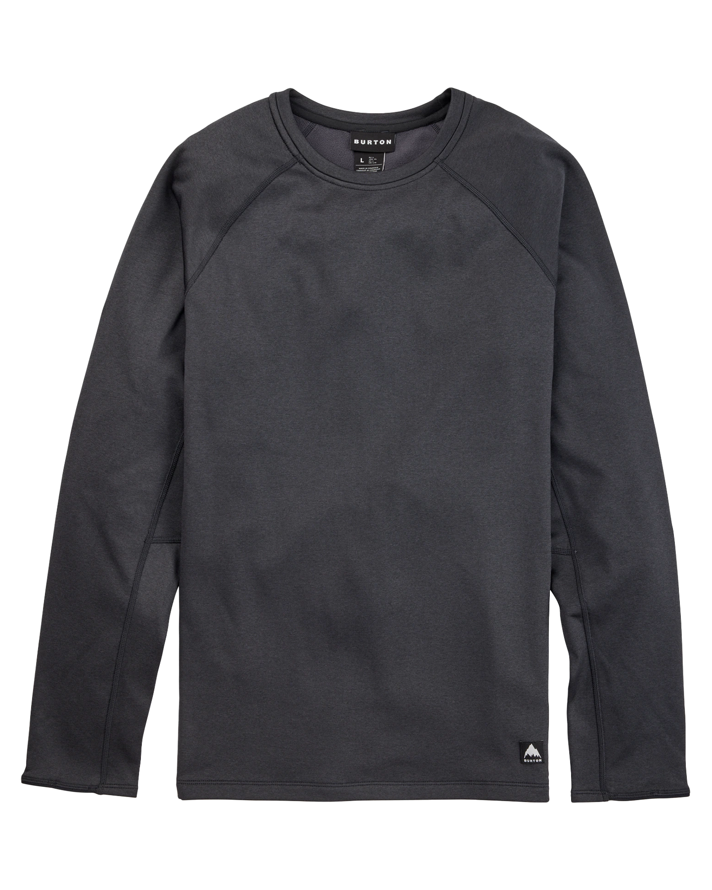 Burton Men's Stockrun Crewneck Fleece - True Black Hoodies & Sweatshirts - Trojan Wake Ski Snow