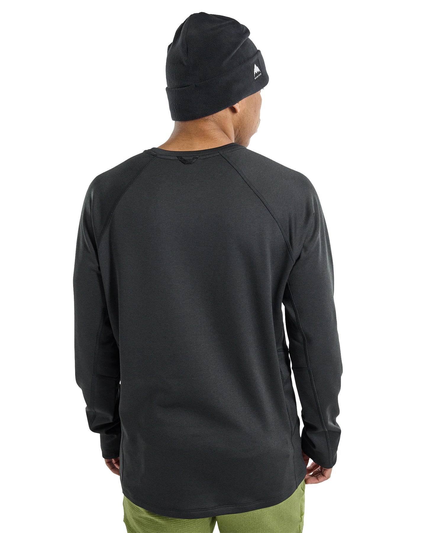 Burton Men's Stockrun Crewneck Fleece - True Black Hoodies & Sweatshirts - Trojan Wake Ski Snow