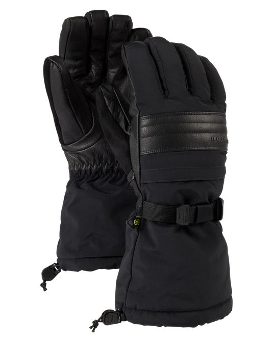 Burton Men's Warmest Gore-Tex Snow Gloves - True Black Men's Snow Gloves & Mittens - SnowSkiersWarehouse