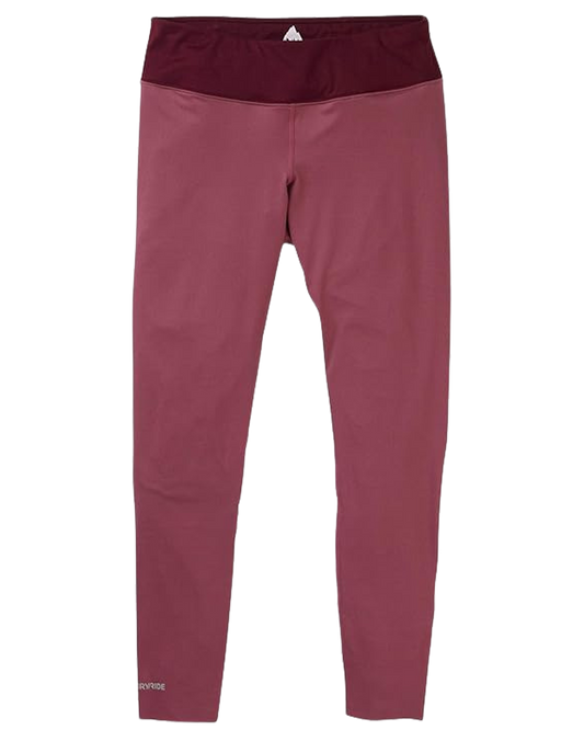 Burton Midweight x Base Layer Women's Capri - Rsbrwn / Ptroyl Women's Thermal Bottoms - Trojan Wake Ski Snow