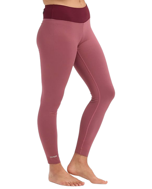 Burton Midweight x Base Layer Women's Capri - Rsbrwn / Ptroyl Women's Thermal Bottoms - Trojan Wake Ski Snow