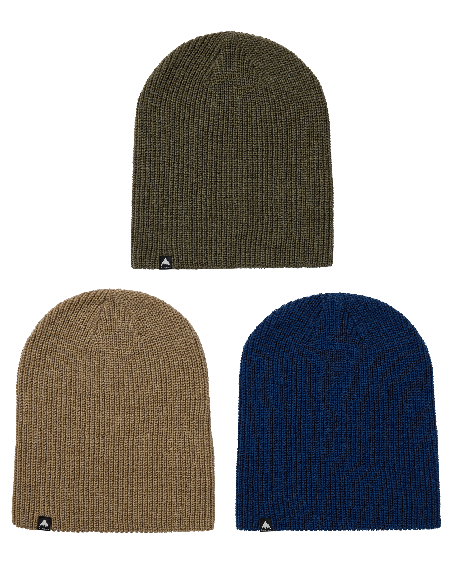 Burton Recycled DND Beanie (3 Pack) - Nightfall/Summit Taupe/Forest Moss
