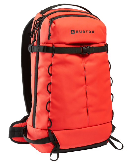 Burton Sidehill Backpack 18L - Fiesta Red Unisex Backpacks - Trojan Wake Ski Snow
