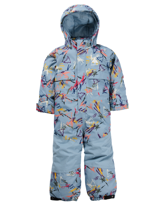 Burton Toddlers' 2L One Piece - Scribble Toddlers' Snow Onesies - Trojan Wake Ski Snow