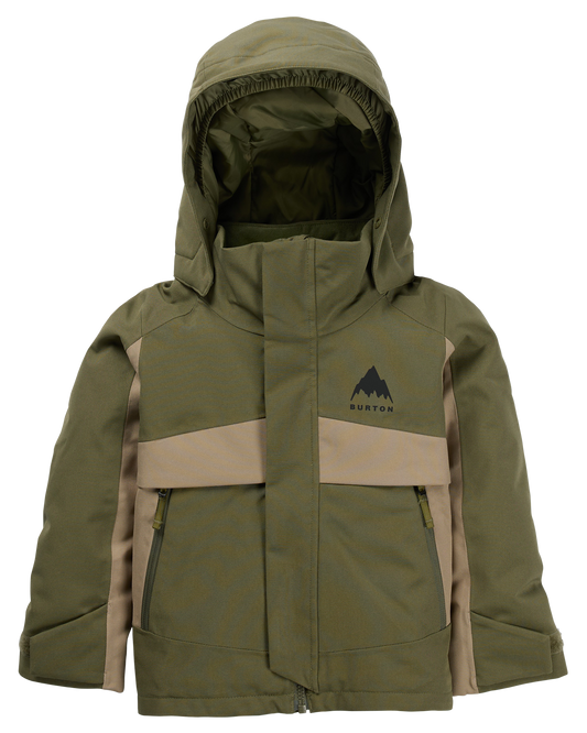 Burton Toddlers' Ascutney 2L Jacket - Forest Moss/Summit Taupe Toddlers' Snow Jackets - Trojan Wake Ski Snow