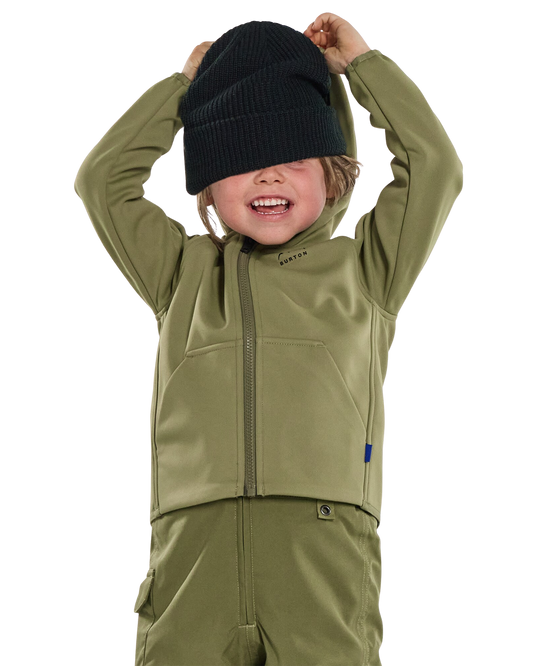 Burton Toddlers' Crown Weatherproof Full-Zip Fleece - Martini Olive Kids' Hoodies - Trojan Wake Ski Snow