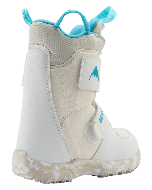 Burton Toddlers' Mini Grom Snowboard Boots - White Kids' Snowboard Boots - Trojan Wake Ski Snow
