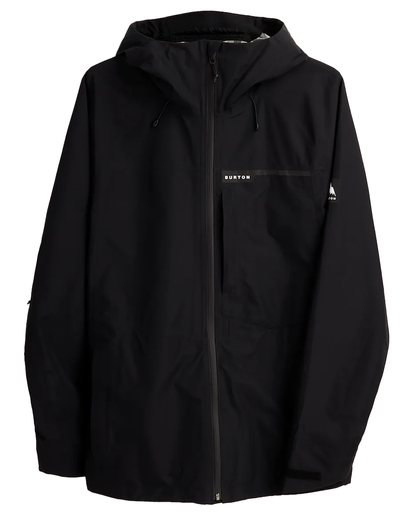 Burton Veridry GORE-TEX 2L Rain Snow Jacket - True Black - 2023 Snow Jackets - Mens - SnowSkiersWarehouse