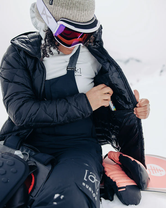 Burton Women's [ak]® Baker Hooded Down Jacket - True Black Women's Jackets - Trojan Wake Ski Snow