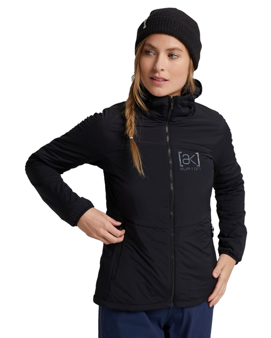 Burton Women's [ak]® Helium Hooded Stretch Insulated Jacket - True Black Jackets - SnowSkiersWarehouse