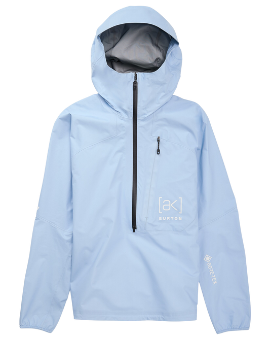 Burton Women's [ak]® GORE-TEX® 3L Minimalist Anorak Rain Jacket - Moonrise Women's Jackets - Trojan Wake Ski Snow