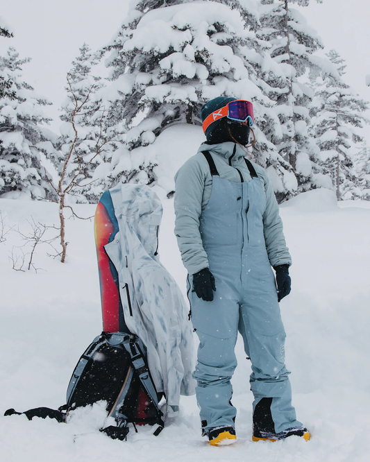Burton Women's [ak]® Kimmy GORE-TEX® 2L Snow Bib - Dusty Blue Women's Snow Bibs - Trojan Wake Ski Snow