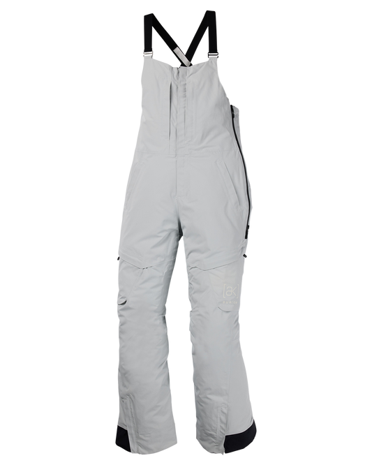 Burton Women's [ak]® Kimmy GORE-TEX® 2L Snow Bib Pants - Gray Cloud Women's Snow Bibs - Trojan Wake Ski Snow