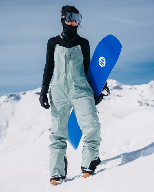 Burton Women's [ak]® Kimmy GORE-TEX® 3L Snow Bib - Petrol Green Women's Snow Bibs - Trojan Wake Ski Snow
