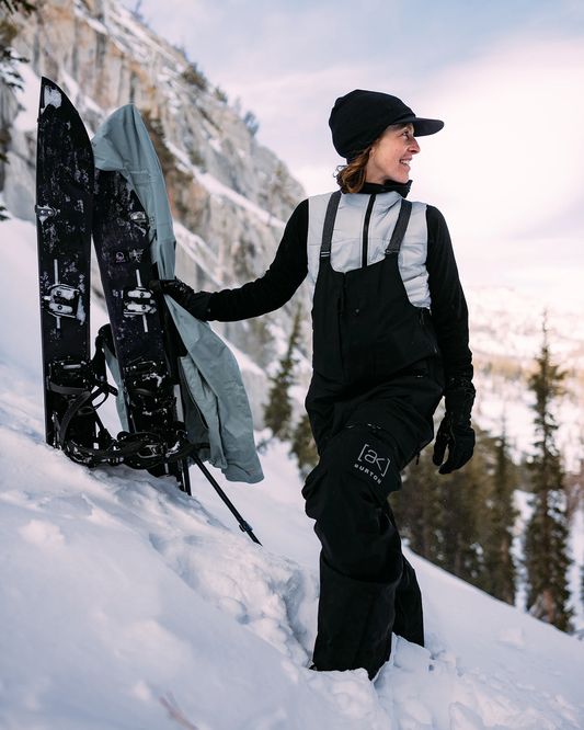 Burton Women's [ak]® Kimmy GORE-TEX® 2L Snow Bib - True Black Women's Snow Bibs - Trojan Wake Ski Snow