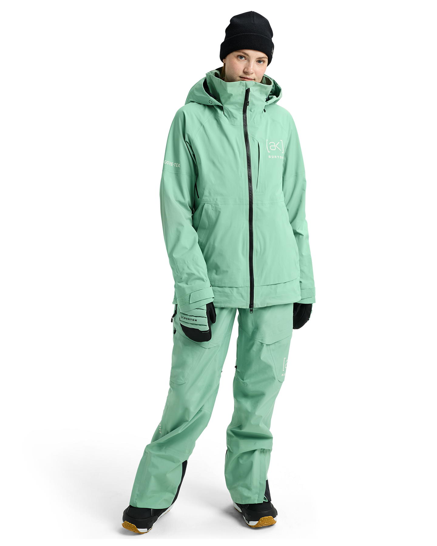 Burton Women's [ak]® Kimmy GORE-TEX® 3L Snow Jacket - Soft Sage Women's Snow Jackets - Trojan Wake Ski Snow