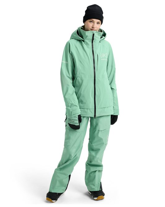 Burton Women's [ak]® Kimmy GORE-TEX® 3L Snow Jacket - Soft Sage Women's Snow Jackets - Trojan Wake Ski Snow