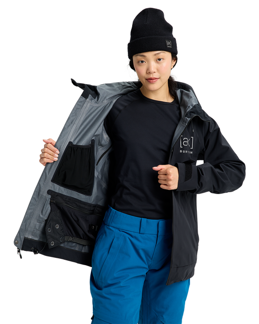 Burton Women's [ak]® Kimmy GORE-TEX® 3L Snow Jacket - True Black Women's Snow Jackets - Trojan Wake Ski Snow