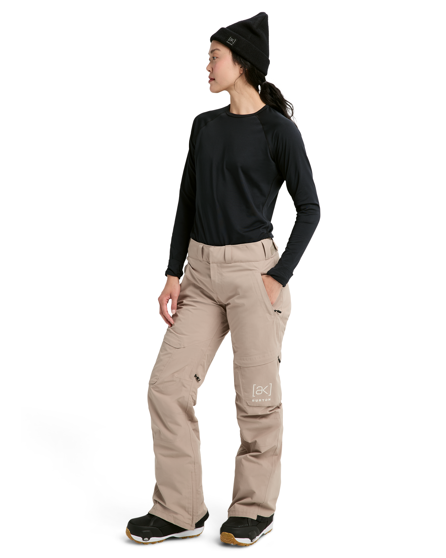 Burton Women's [ak]® Summit GORE-TEX® 2L Insulated Snow Pants - Summit Taupe Women's Snow Pants - Trojan Wake Ski Snow