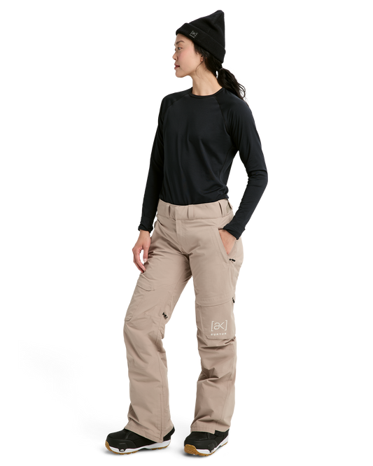 Burton Women's [ak]® Summit GORE-TEX® 2L Insulated Snow Pants - Summit Taupe Women's Snow Pants - Trojan Wake Ski Snow