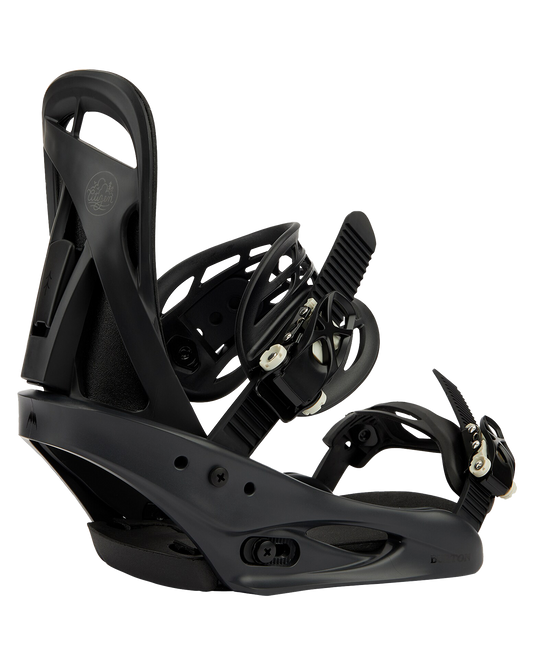 Burton Women's Citizen Re:Flex Snowboard Bindings - Black Women's Snowboard Bindings - Trojan Wake Ski Snow