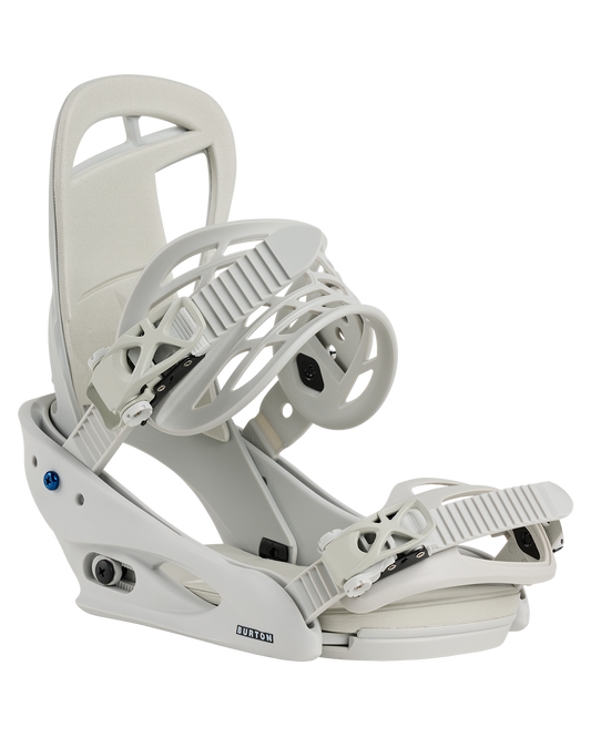 Burton Women's Citizen Re:Flex Snowboard Bindings - Gray Cloud Women's Snowboard Bindings - Trojan Wake Ski Snow