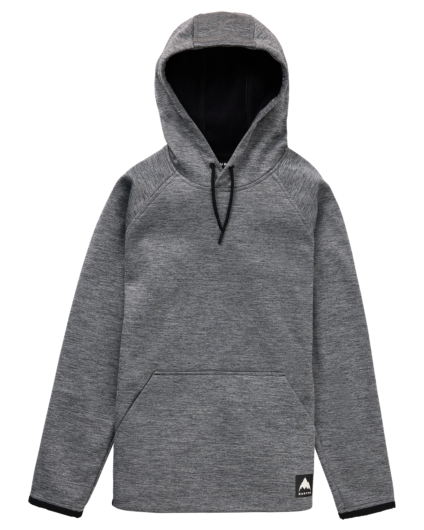 Burton Women's Crown Weatherproof Hoodie Pullover Fleece - True Black Heather